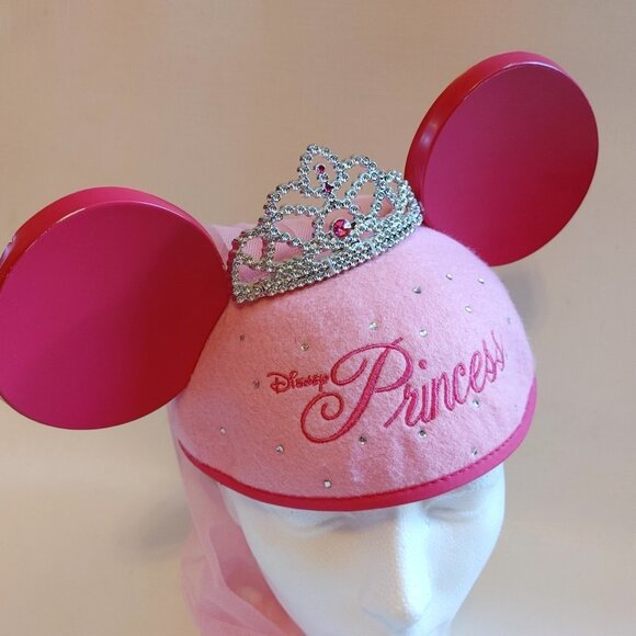 DISNEY Princess Mickey Ears with Veil ADULT SIZE - Picture 2 of 7
